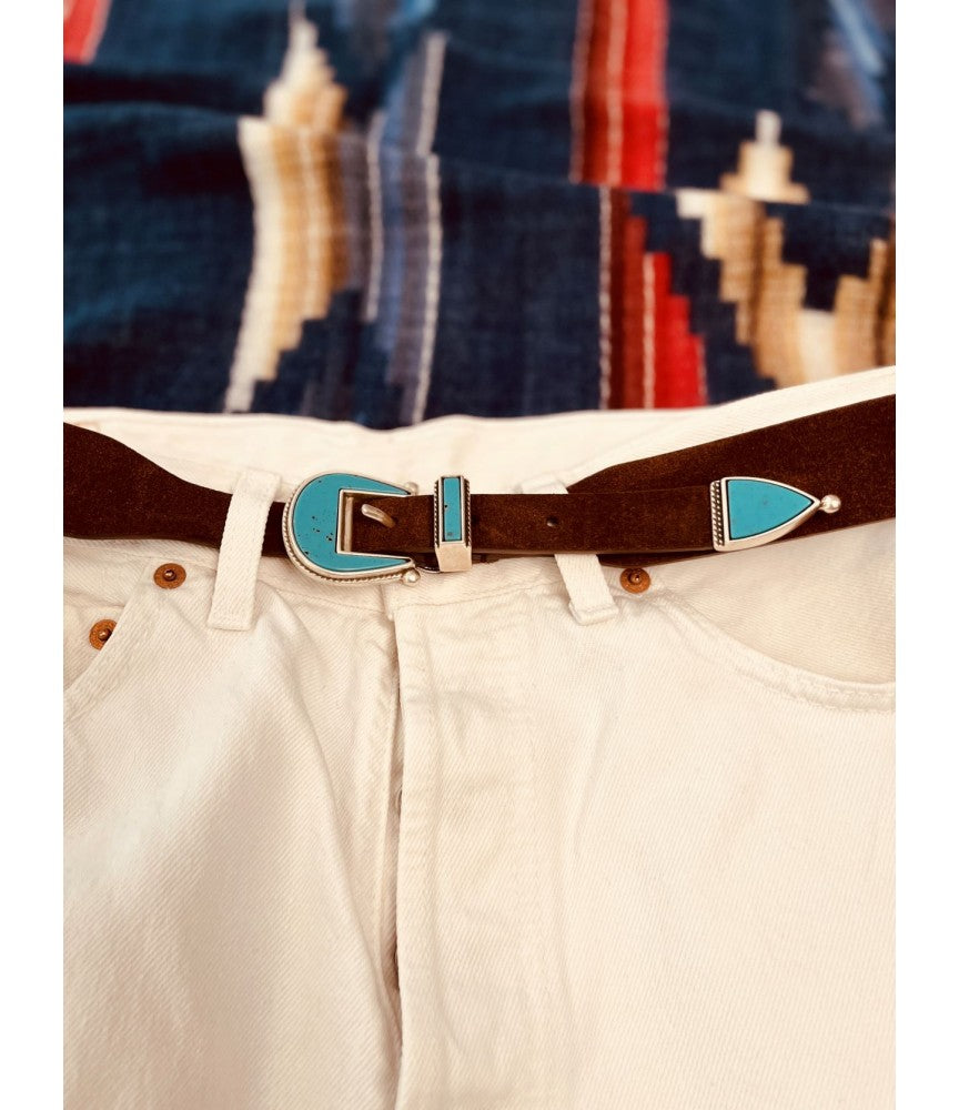 Billy dark brown suede