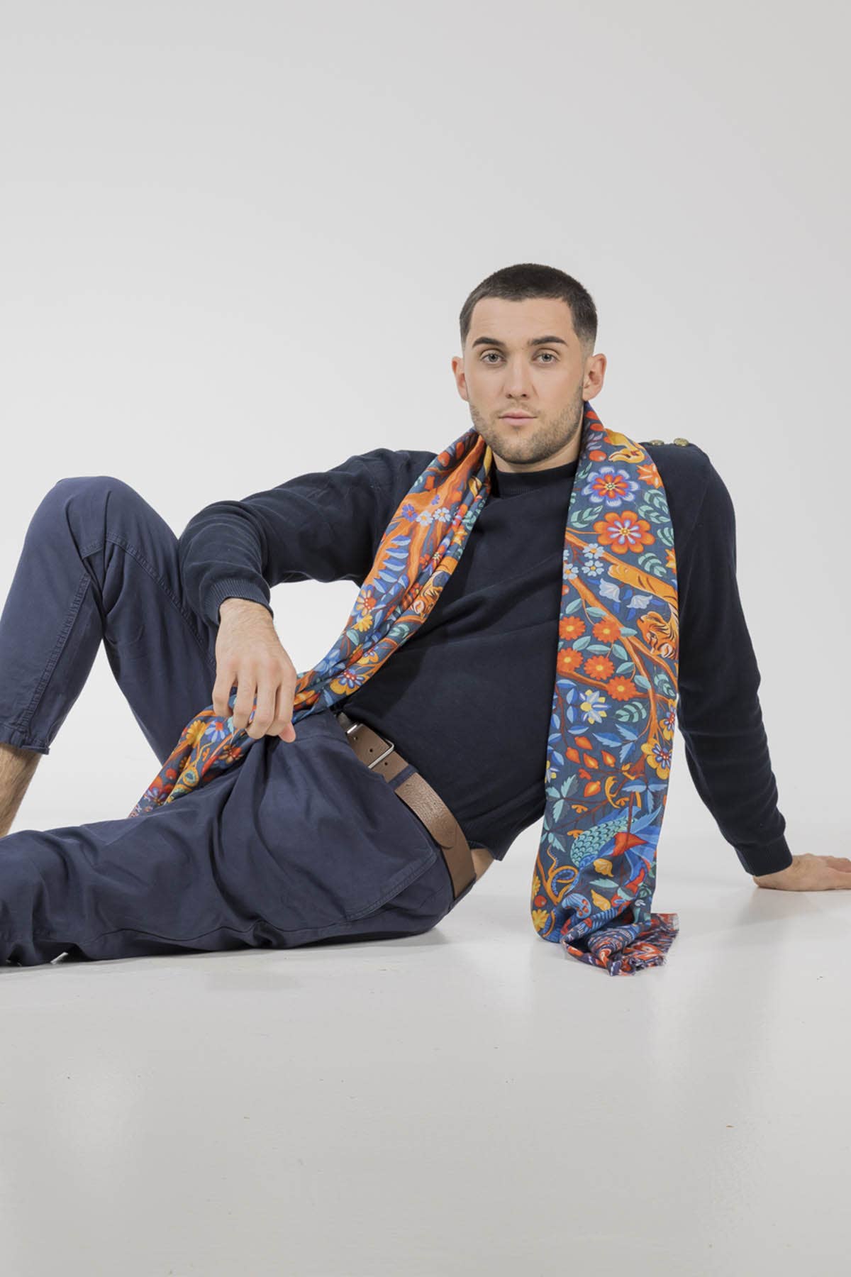 Foulard in cotone SEBASTIEN