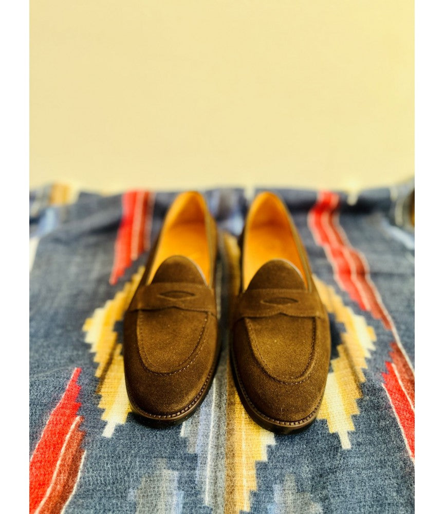 Henry Lakuna dark brown suede