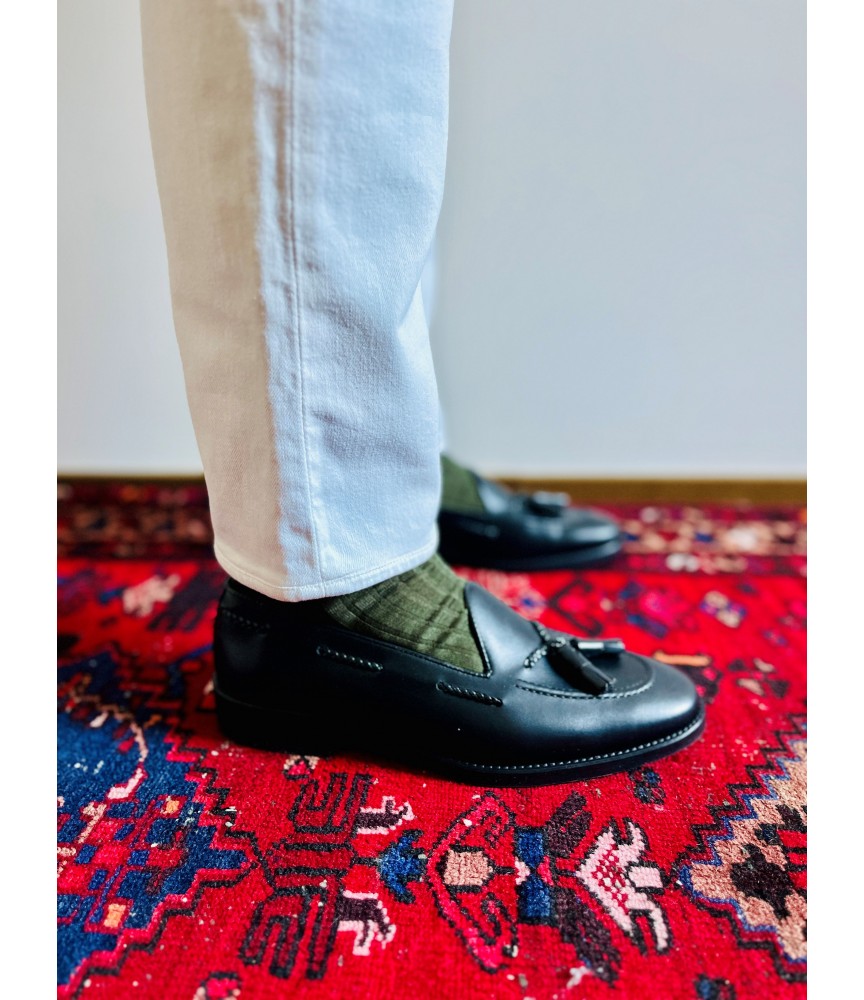 Lakuna black leather