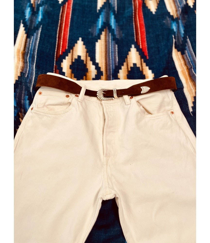 Pecos dark brown suede