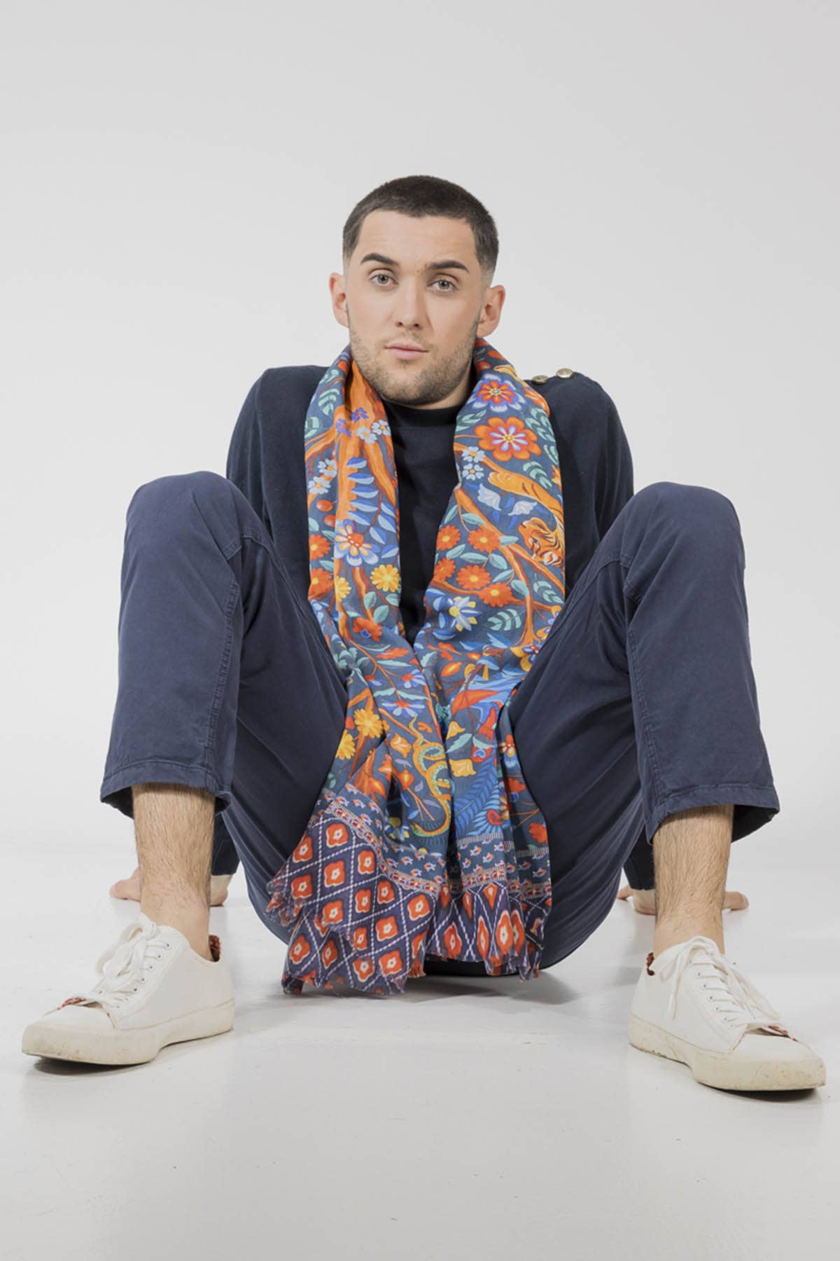 Foulard in cotone SEBASTIEN