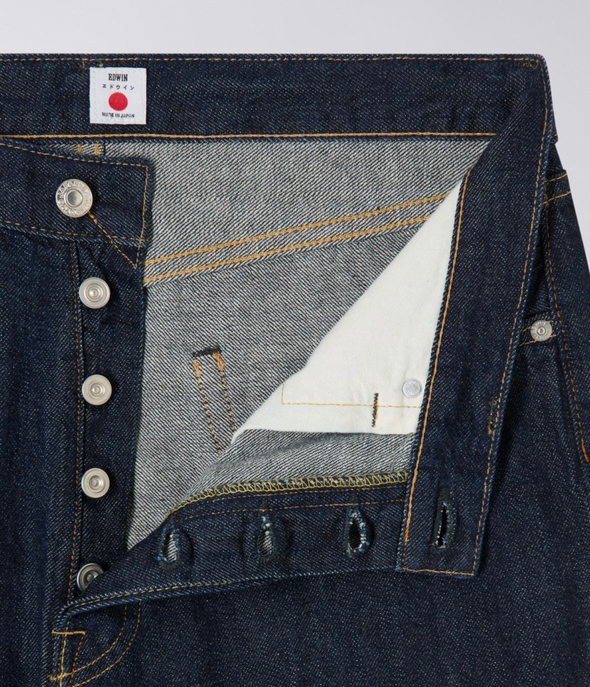 Edwin loose fit lightweight- blu rinsed