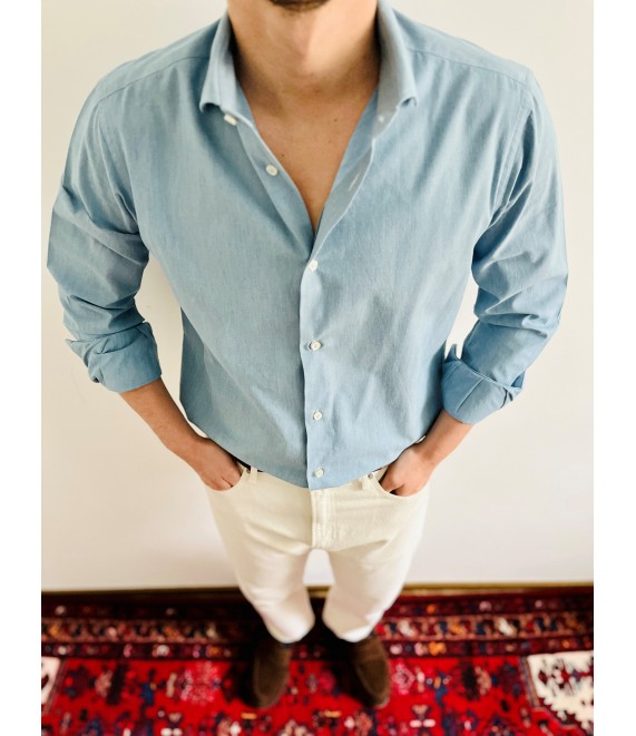 Bonny Light Blue Denim Shirt