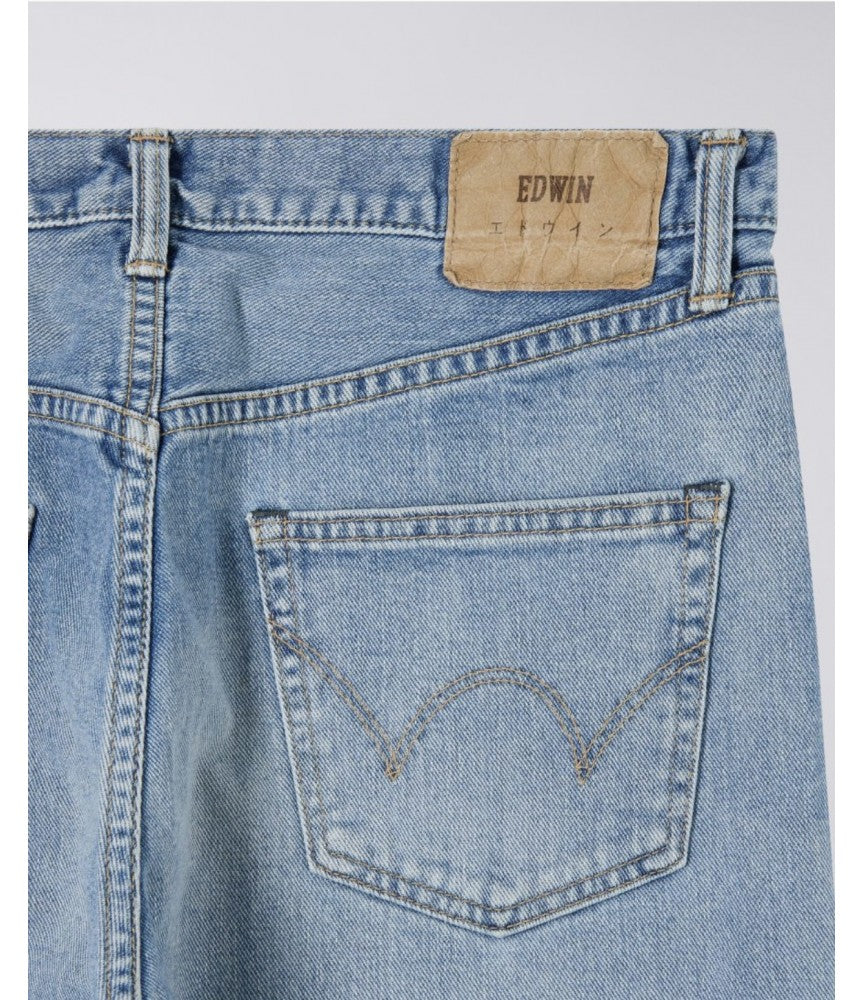 Edwin regular tapered jeans - blu light used