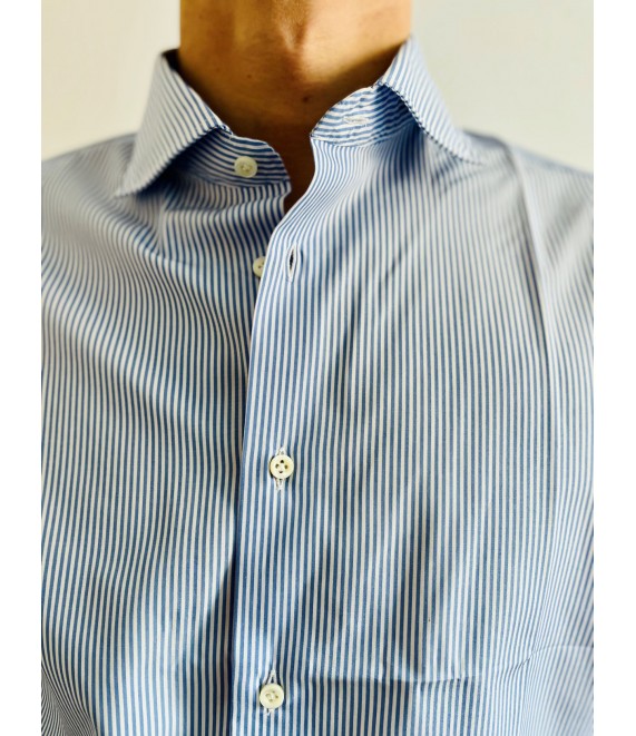 New York White and Blue Stripes