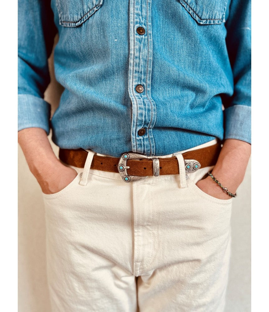 Dave turchese cigar suede