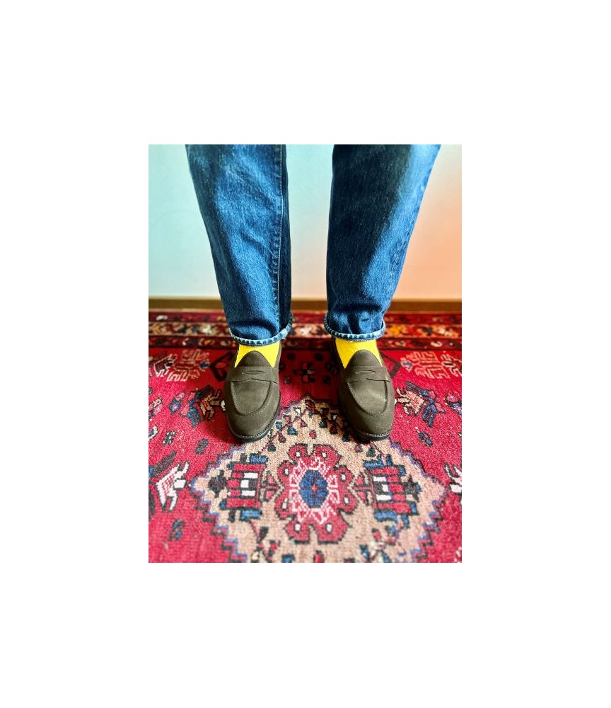 Henry Lakuna dark brown suede