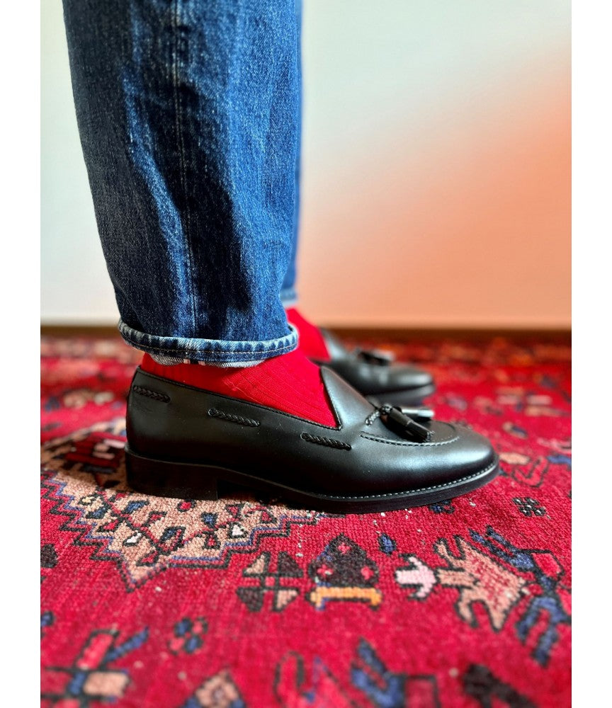 Lakuna black leather