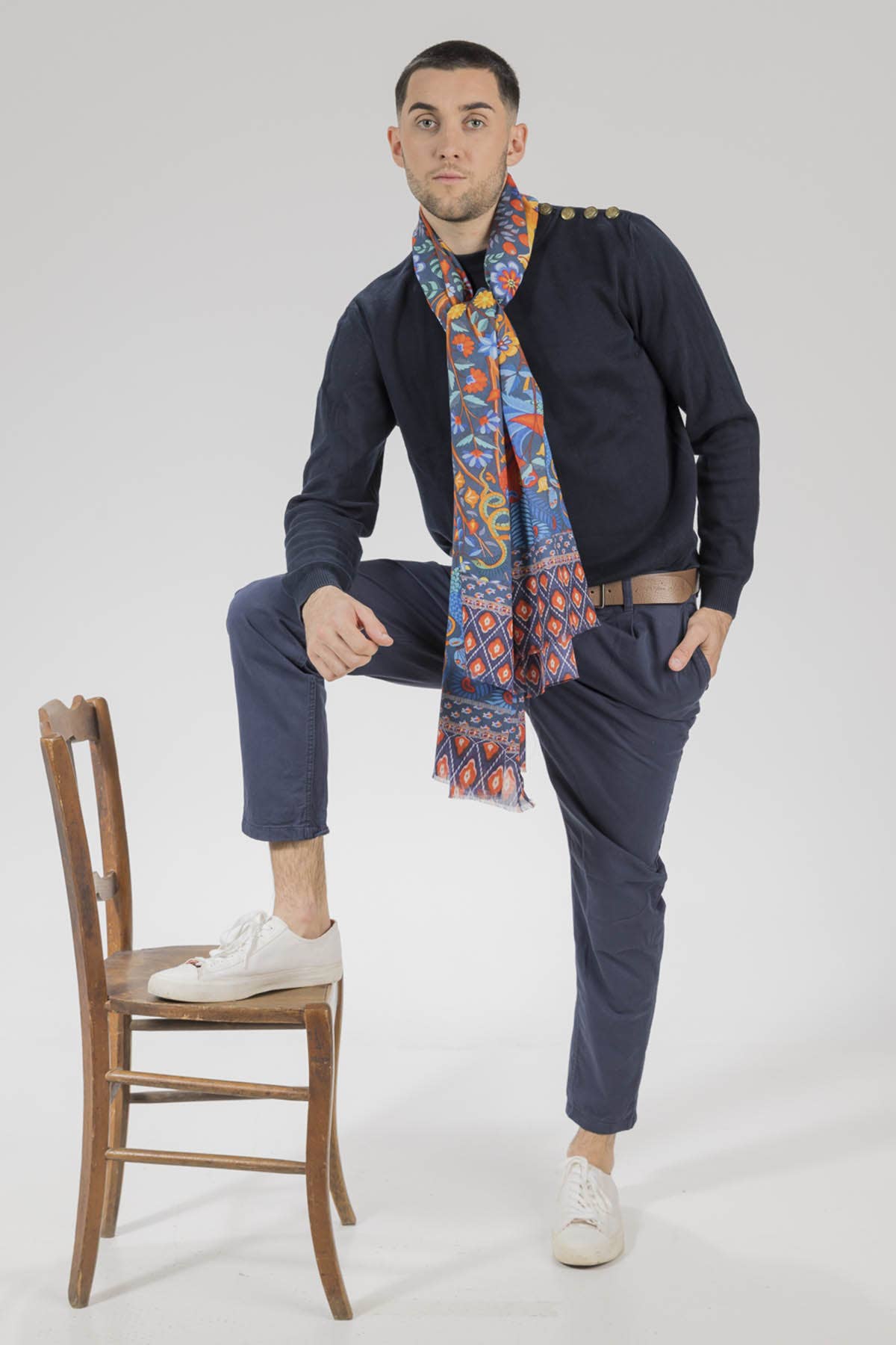 Foulard in cotone SEBASTIEN