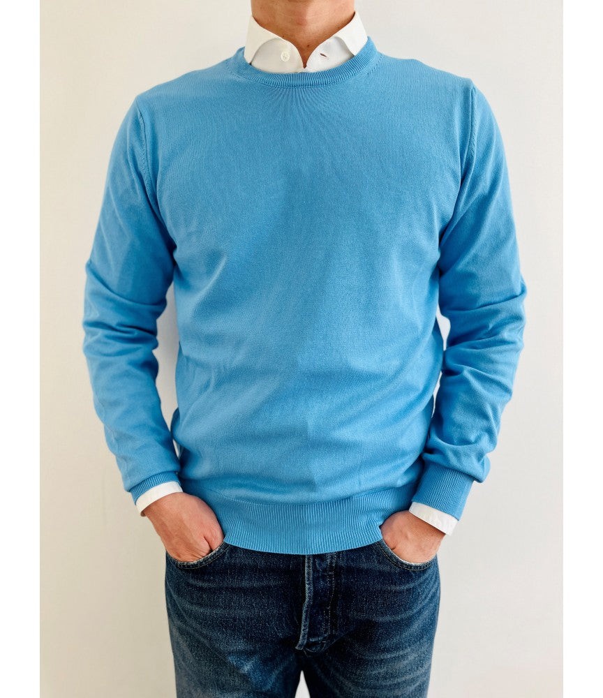 Cochi crewneck azzurro