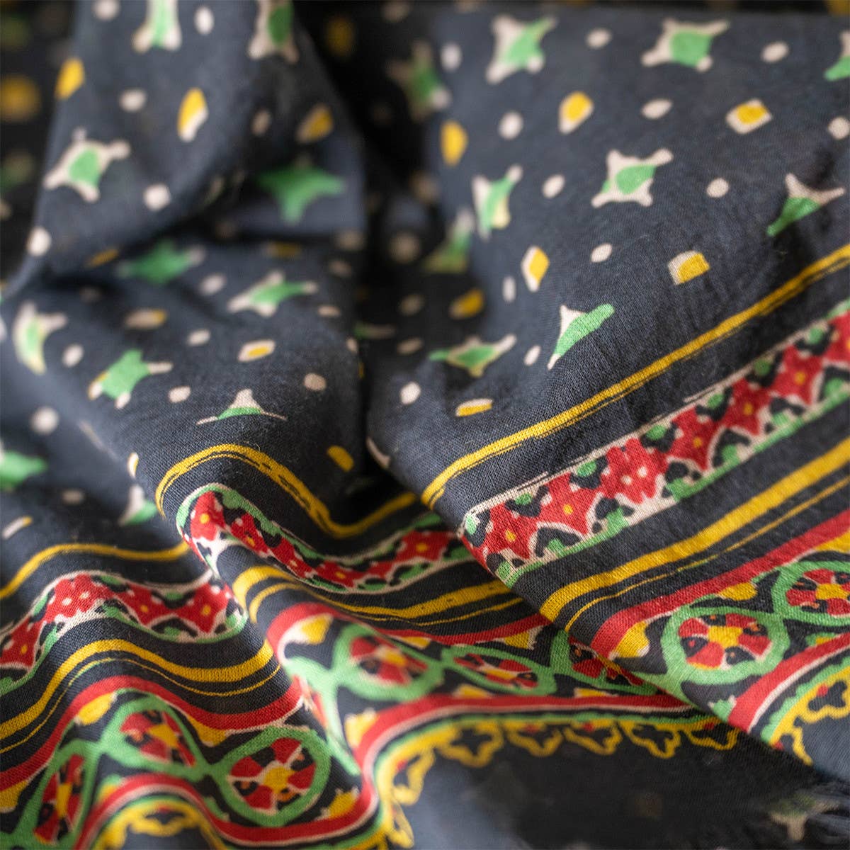 Foulard in cotone FERDINAND: Noir