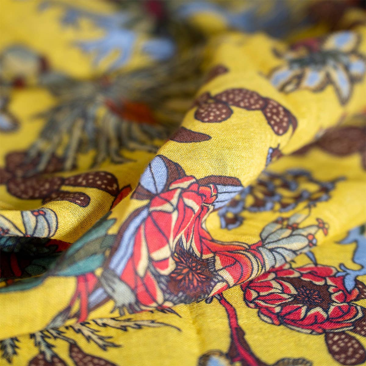 Sciarpa in cotone FLORIAN: Jaune