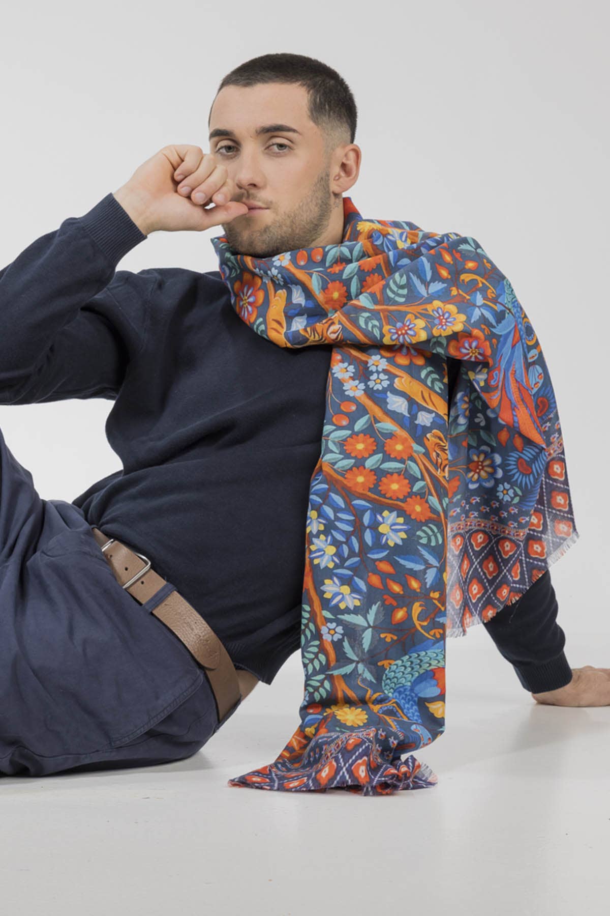 Foulard in cotone SEBASTIEN