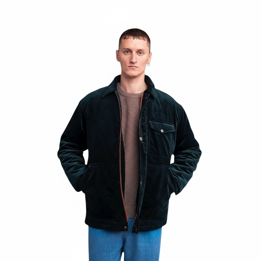 DARK GREEN FERGUS COAT