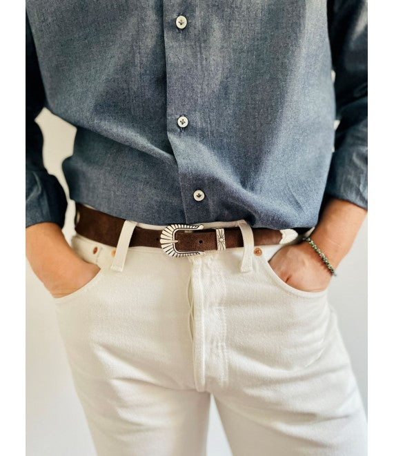 New York Dark Blue Denim Shirt