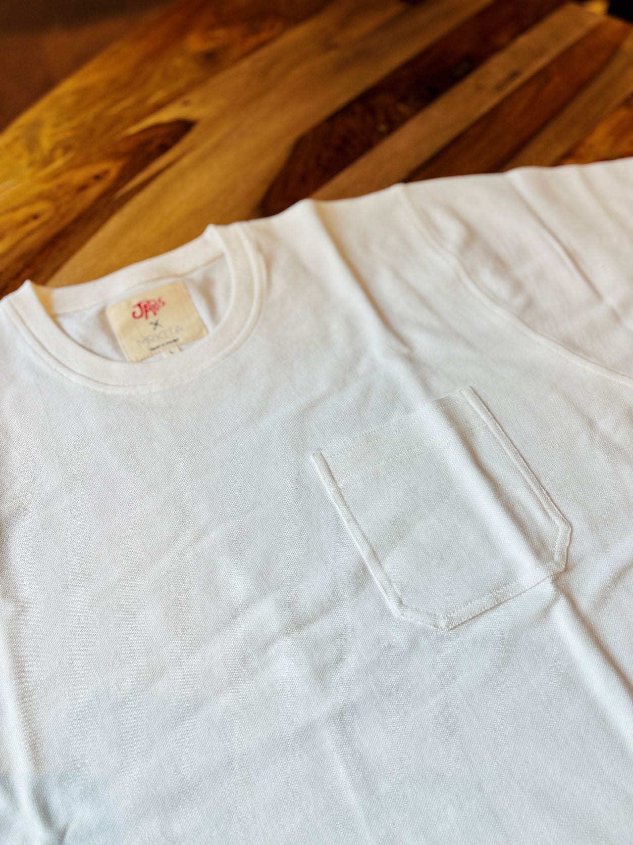 White Piquet Pocket T-shirt